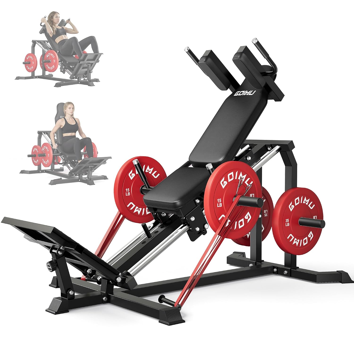 Home Gym With Leg Press - L5 Leg Press Hack Squat Machine,
