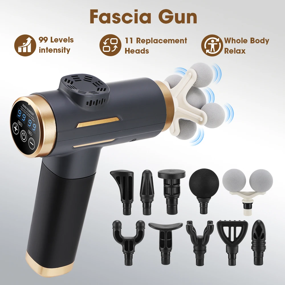 Home Gym Electric Machine - Electric Fascia Gun 24W 99 Gear
