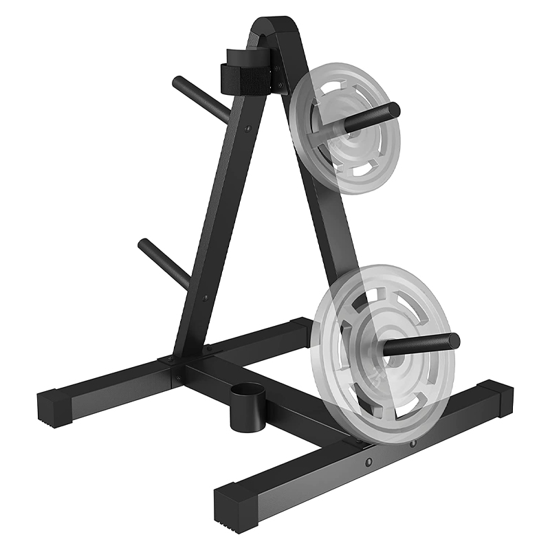 Home Gym Floor - Universal Floor Barbell Weight Plate Rack