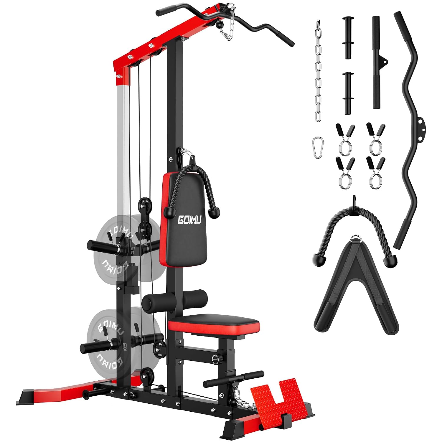 LAT Pulldown & Row Cable Machi - Home Gym Lat Pulldown 评论和价格