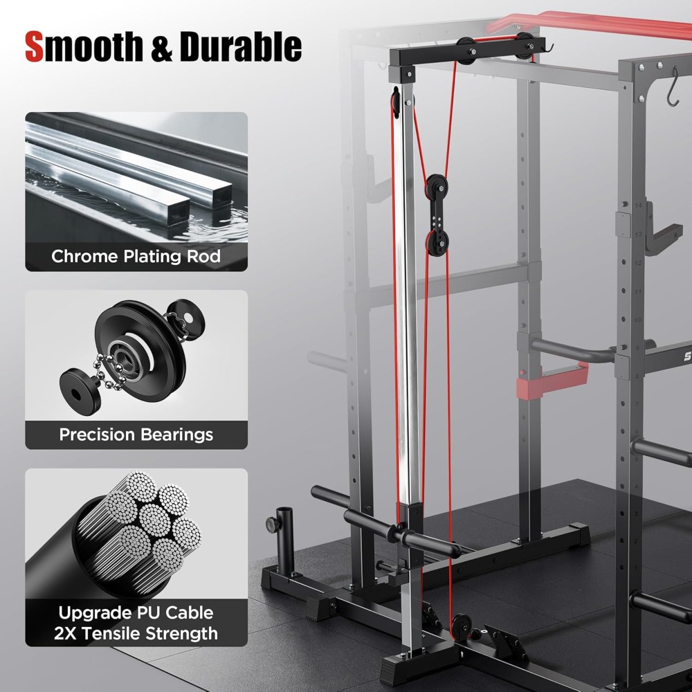 Multi-Functional Power Cage Sq - Home Gym Lat Pulldown 评论和价格