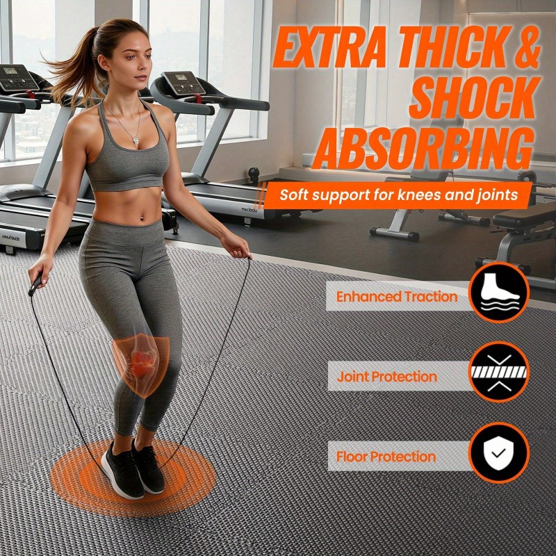 Yoga Mats 48Pcs EVA Foam Exerc - Home Gym In Garage 评论和价格