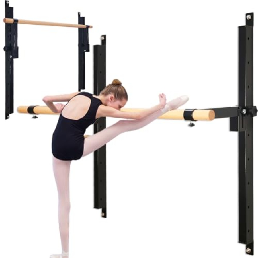 Wall Mounted Ballet Barre 4ft  - Home Gym Foldable 评论和价格
