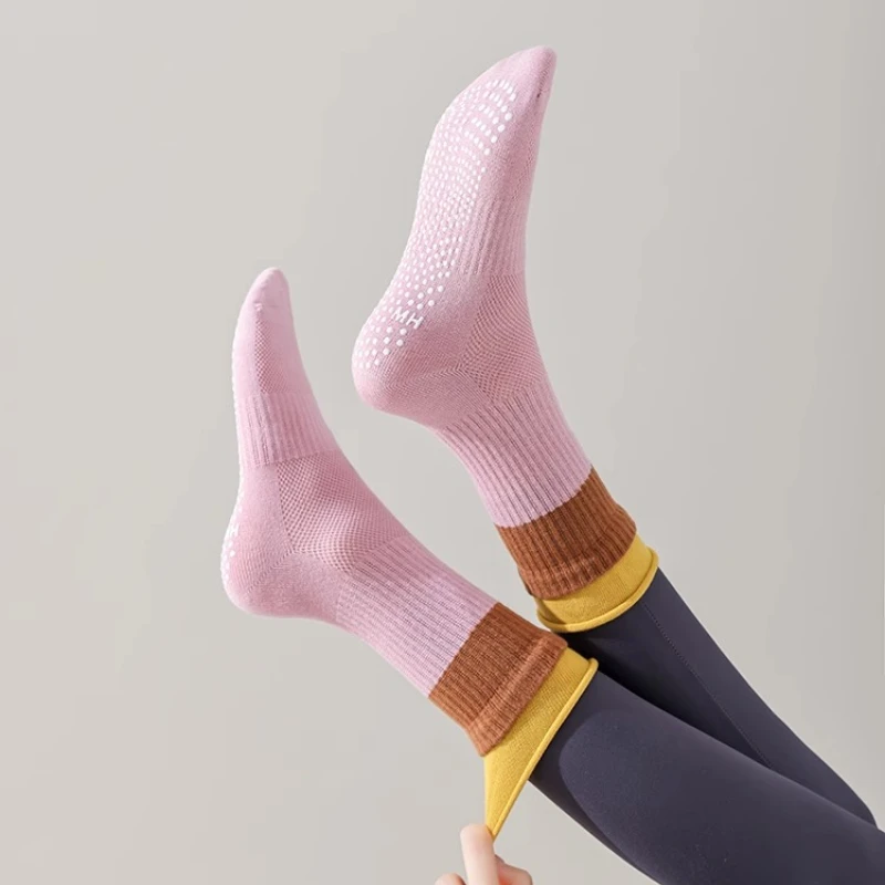 Silicone Non-slip Yoga Socks W - Home Gym Floor 评论和价格