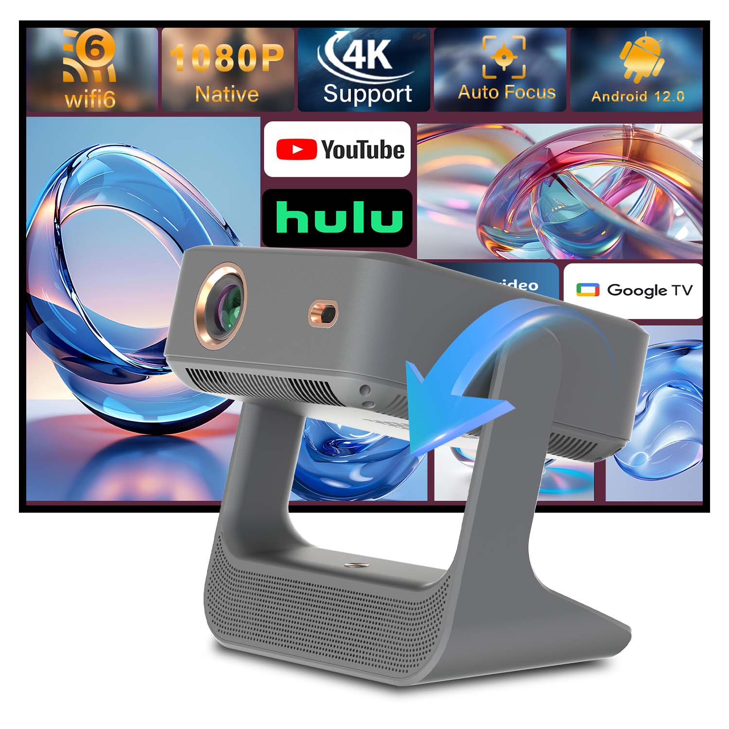 Portable Sports Projector Auto - Home Gym Video 评论和价格