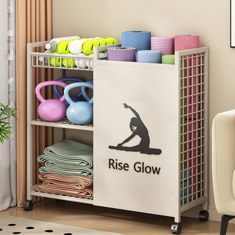 Mobile Fitness Cart with Wheel - Home Gym In Garage 评论和价格