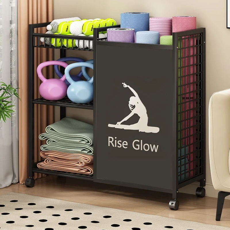 Mobile Fitness Cart with Wheel - Home Gym In Garage 评论和价格