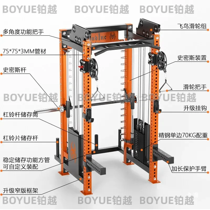 Multifunctional Home Gym Squat - Home Gym Rack With Cables 评论和价格