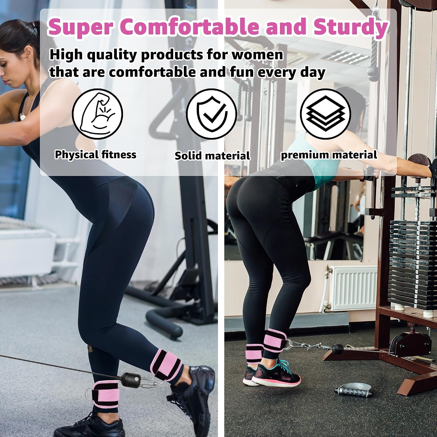 Ankle Resistance Bands Portabl - Home Gym Recommendations 评论和价格