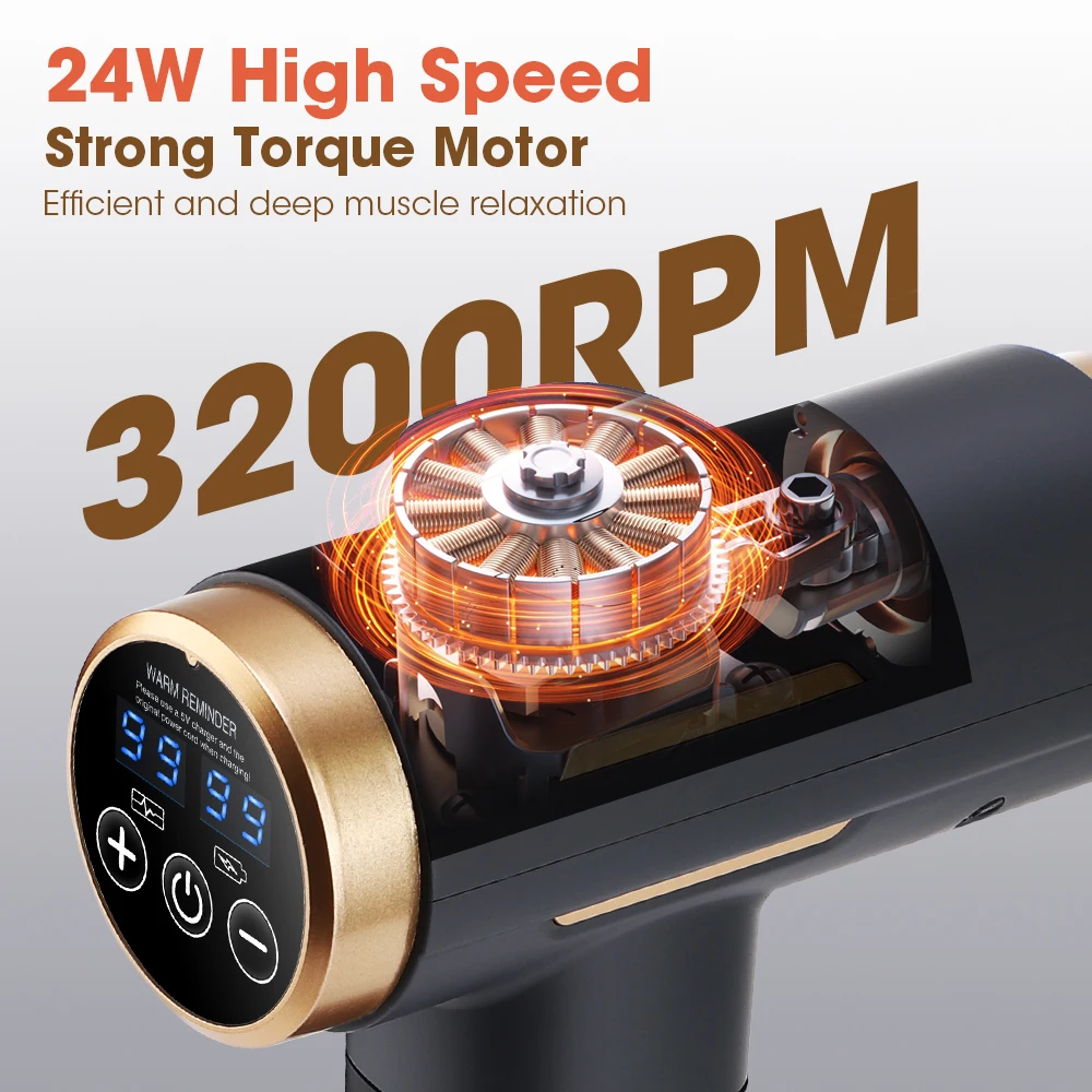 Electric Fascia Gun 24W 99 Gea - Home Gym Electric Machine 评论和价格