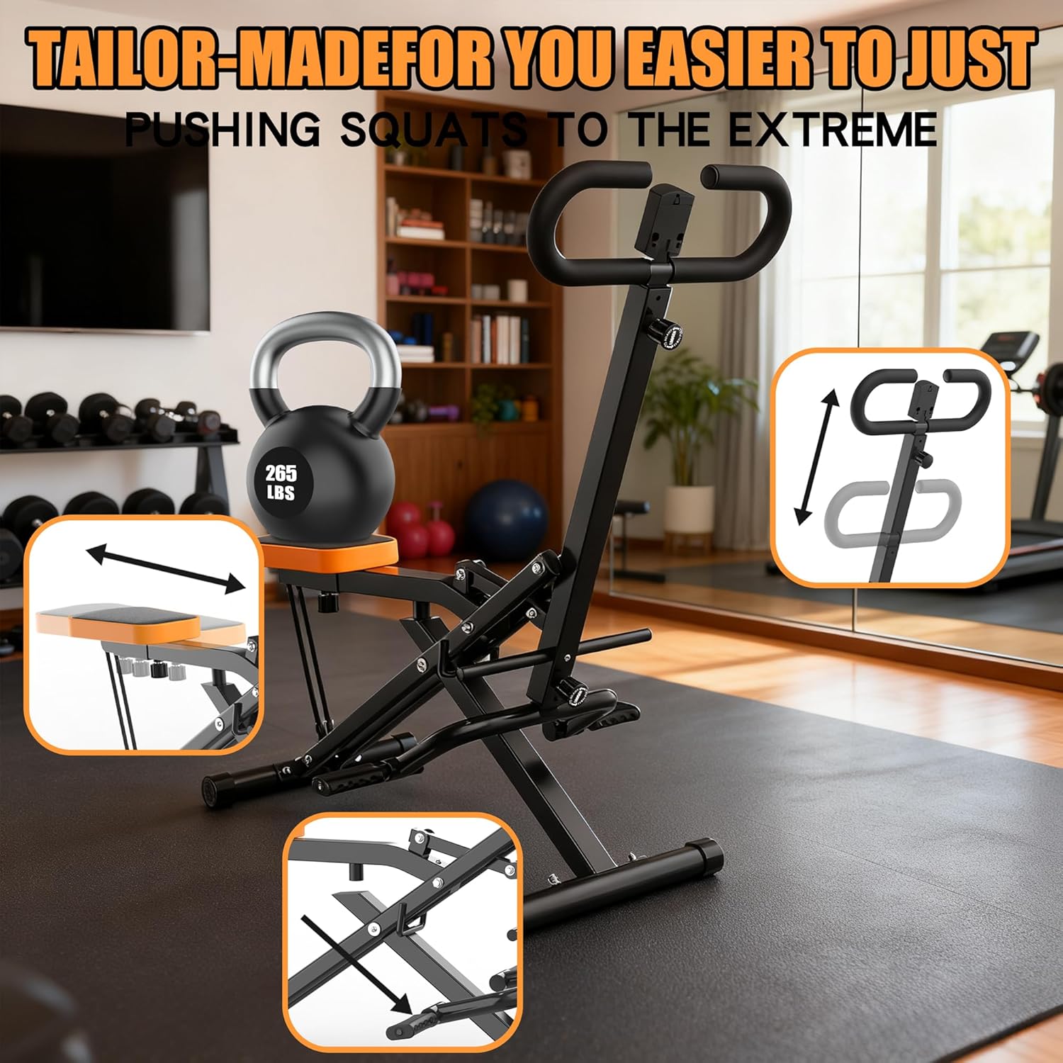 Squat Machine For Home, Assist - Home Gym With Leg Press 评论和价格
