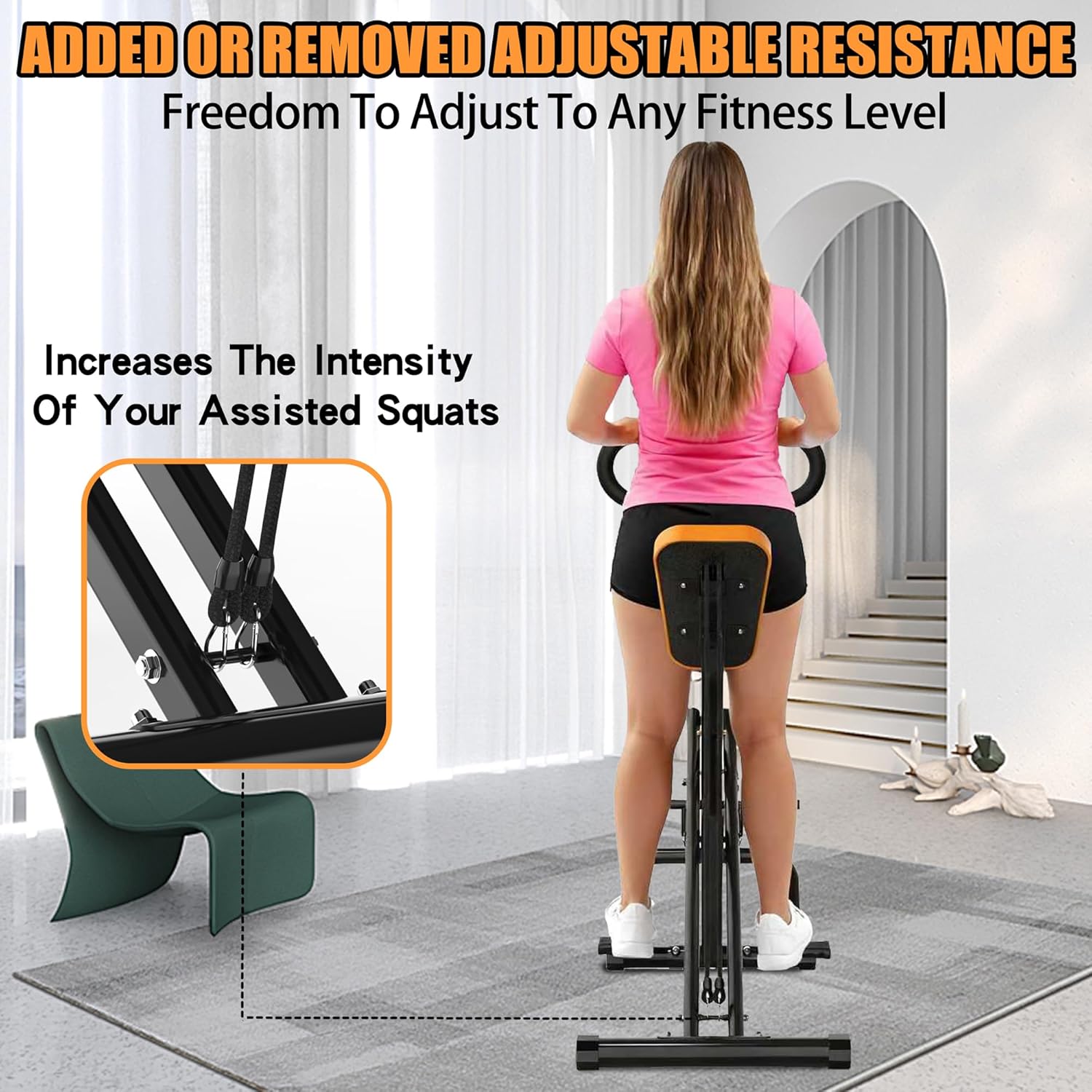 Squat Machine For Home, Assist - Home Gym With Leg Press 评论和价格
