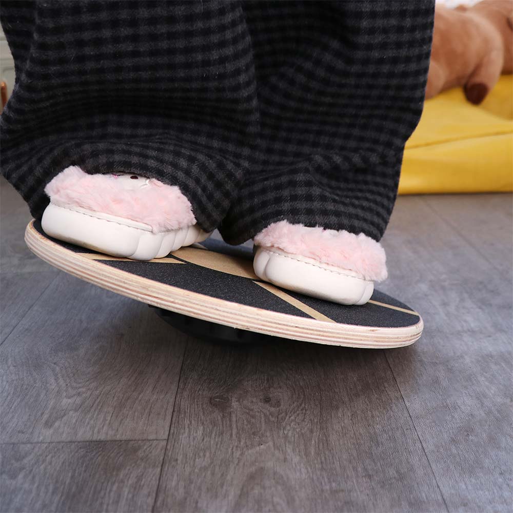 Wooden Round Balance Training  - Wobble Board Balance 评论和价格