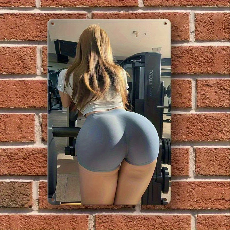Vintage Butt Metal Wall Art, R - Home Gym Installation 评论和价格