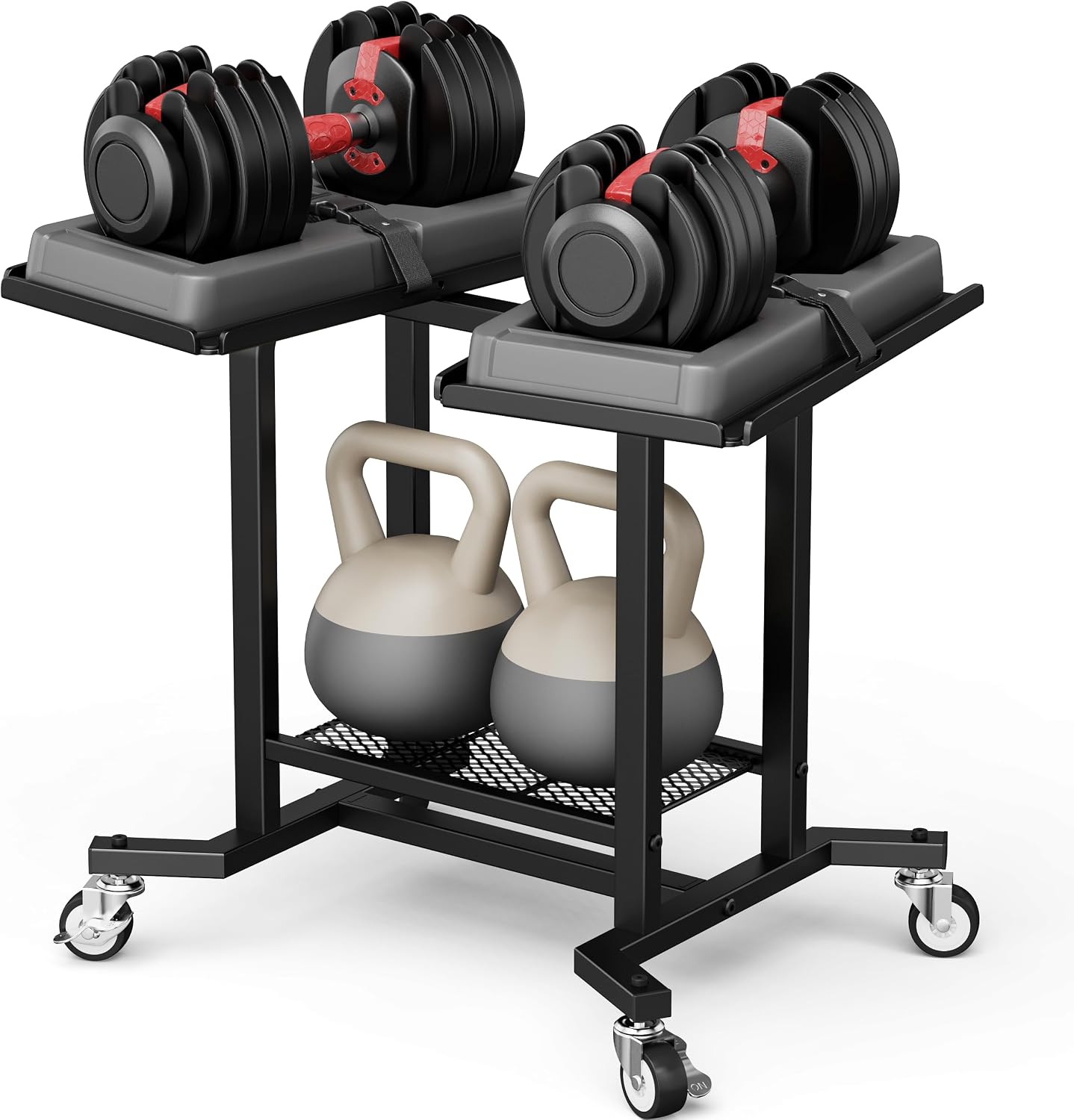 Adjustable Dumbbell Rack Stand - Home Gym Floor 评论和价格