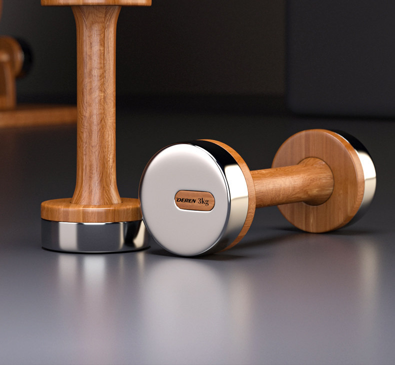 Wood & Steel Adjustable Dumbbe - Home Gym Designs 评论和价格