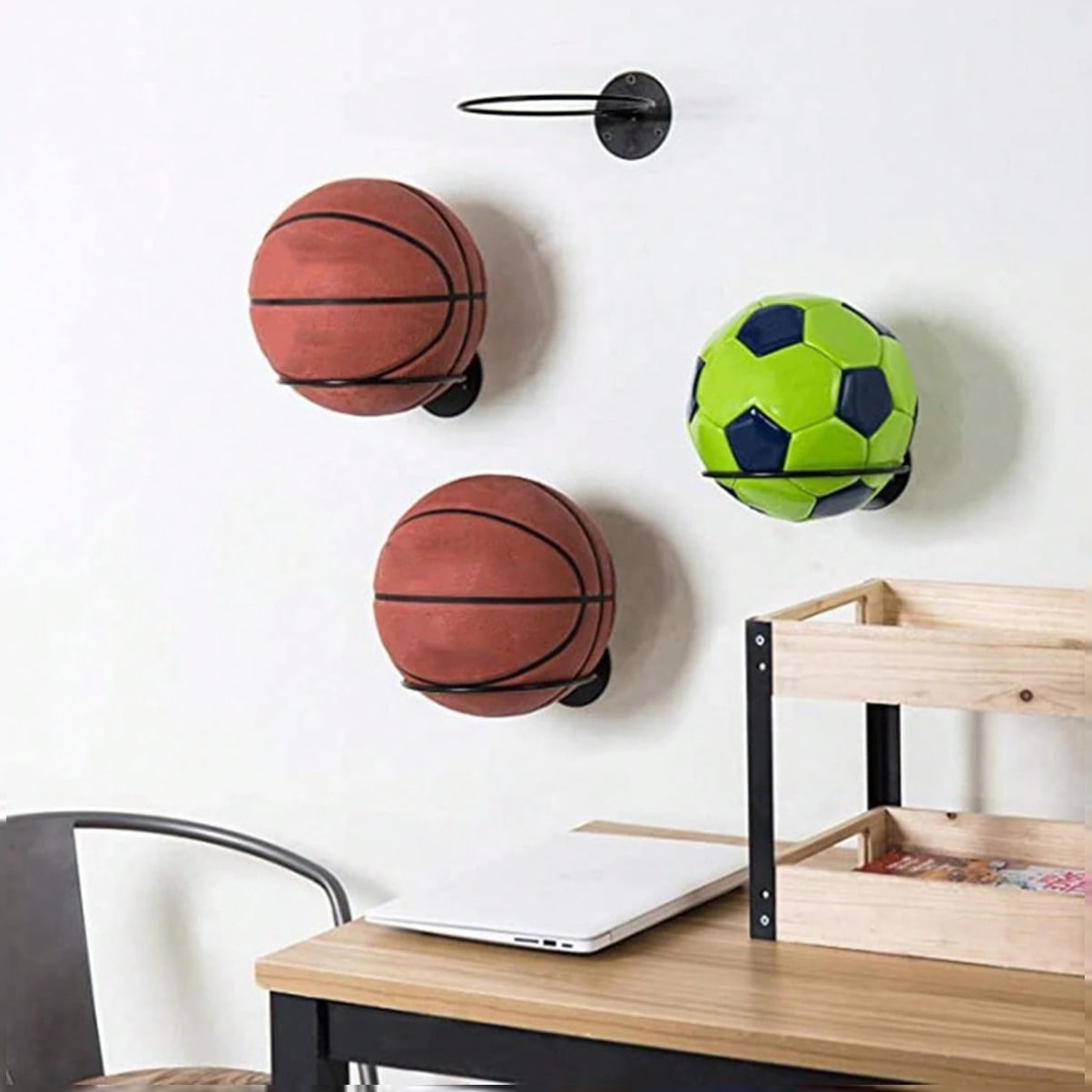 Space Saving Wall Mounted Bask - Home Gym Installation 评论和价格