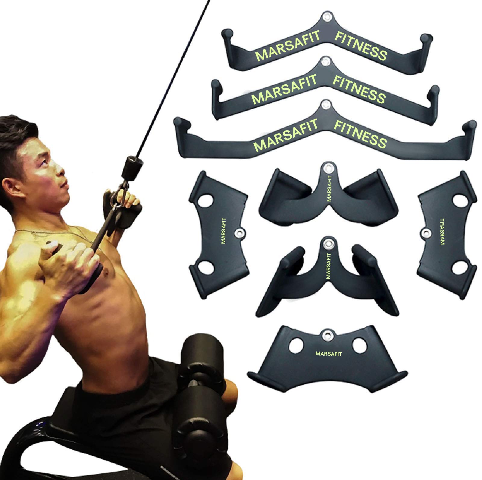 Lat Pull Down Bar Rowing Handl - Home Gym Lat Pulldown 评论和价格