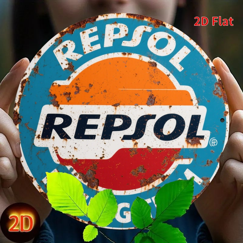 2D Flat, 1pc Vintage REPSOL Lo - Home Gym In Garage 评论和价格