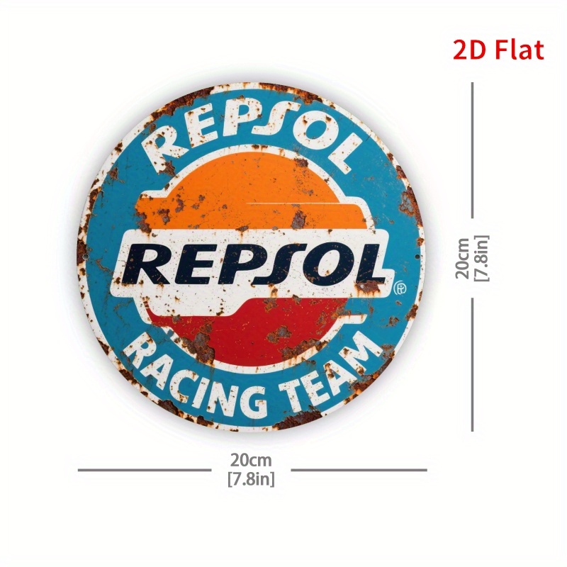 2D Flat, 1pc Vintage REPSOL Lo - Home Gym In Garage 评论和价格