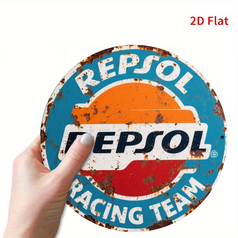 2D Flat, 1pc Vintage REPSOL Lo - Home Gym In Garage 评论和价格