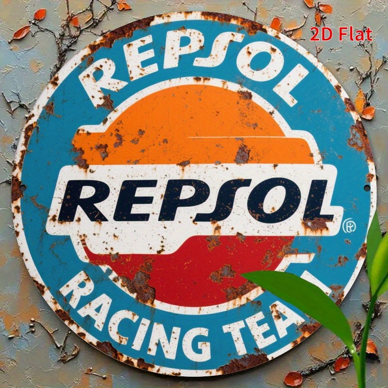2D Flat, 1pc Vintage REPSOL Lo - Home Gym In Garage 评论和价格