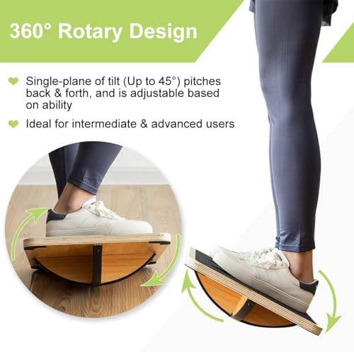 Professional Wooden Balance Bo - Wobble Board Balance 评论和价格