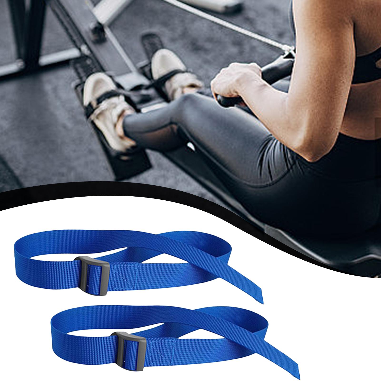 2Pcs Rowing Machine Feet Strap - Home Gym Installation 评论和价格