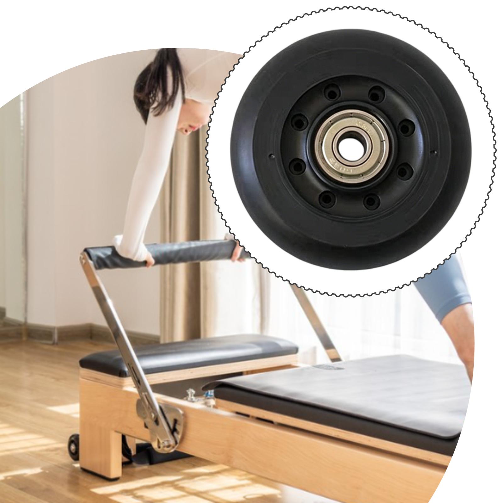 Pilates Reformer Wheel Black W - Home Gym Installation 评论和价格
