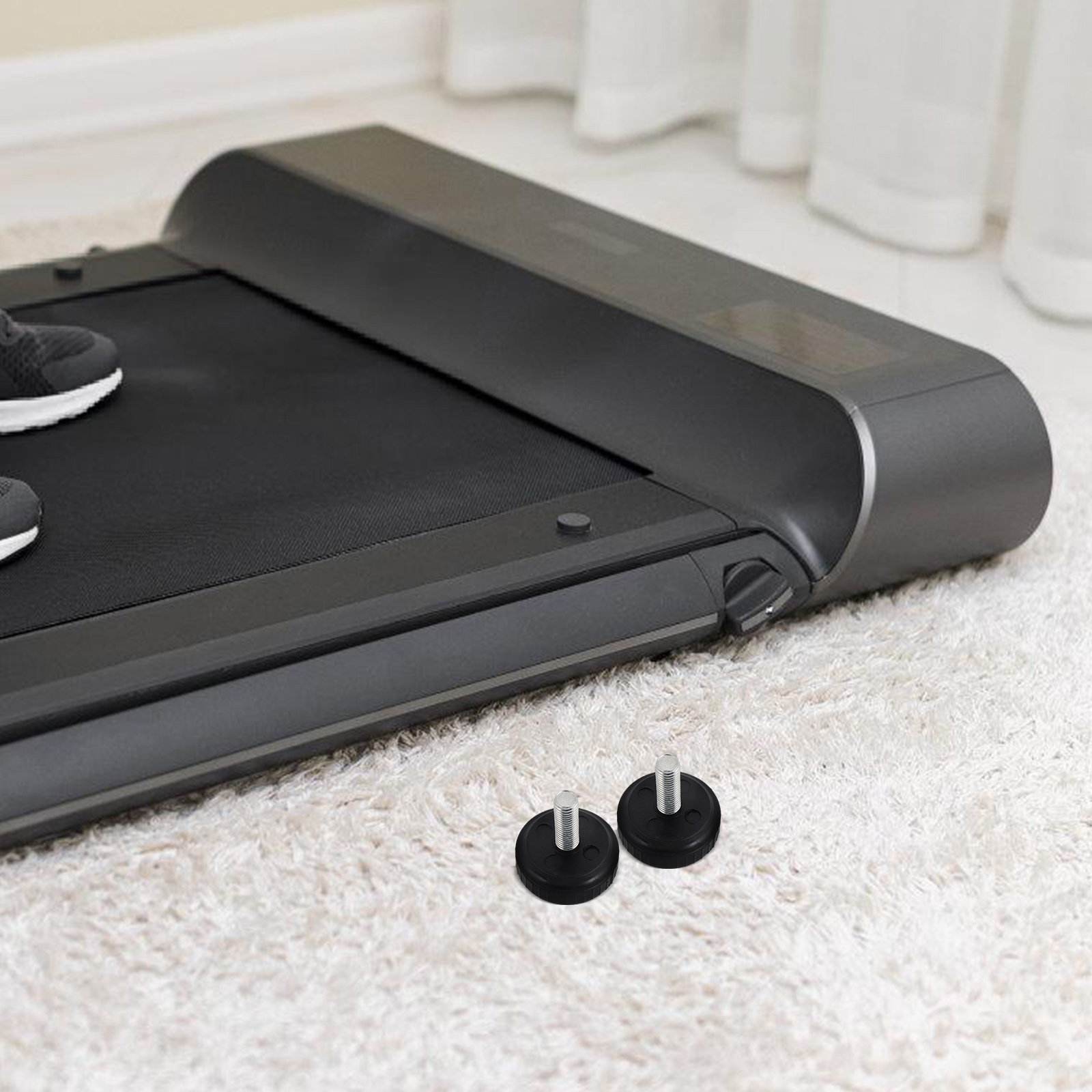 4Pcs Easy Install Adjustable S - Home Gym Installation 评论和价格