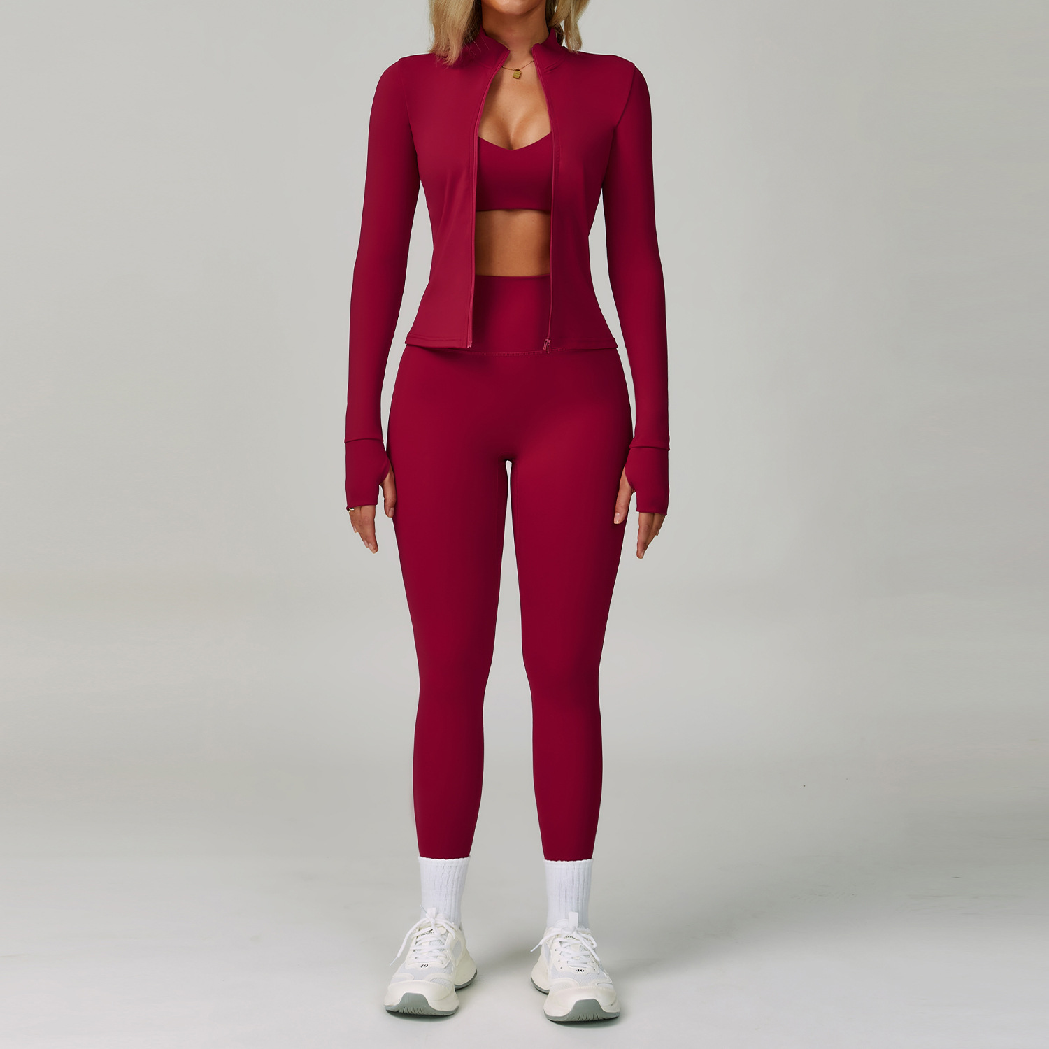2-3PCS Yoga Suit Women Tracksu - Home Gym With Leg Press 评论和价格