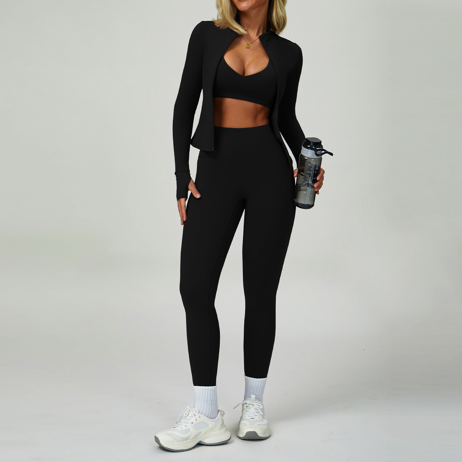 2-3PCS Yoga Suit Women Tracksu - Home Gym With Leg Press 评论和价格