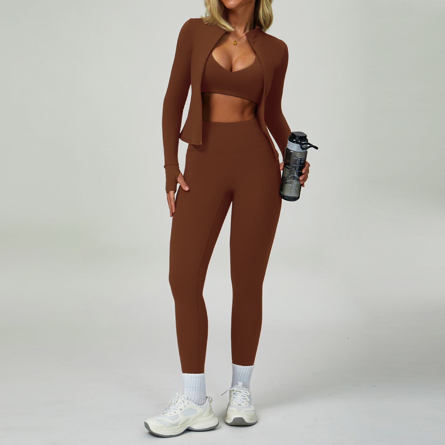 2-3PCS Yoga Suit Women Tracksu - Home Gym With Leg Press 评论和价格