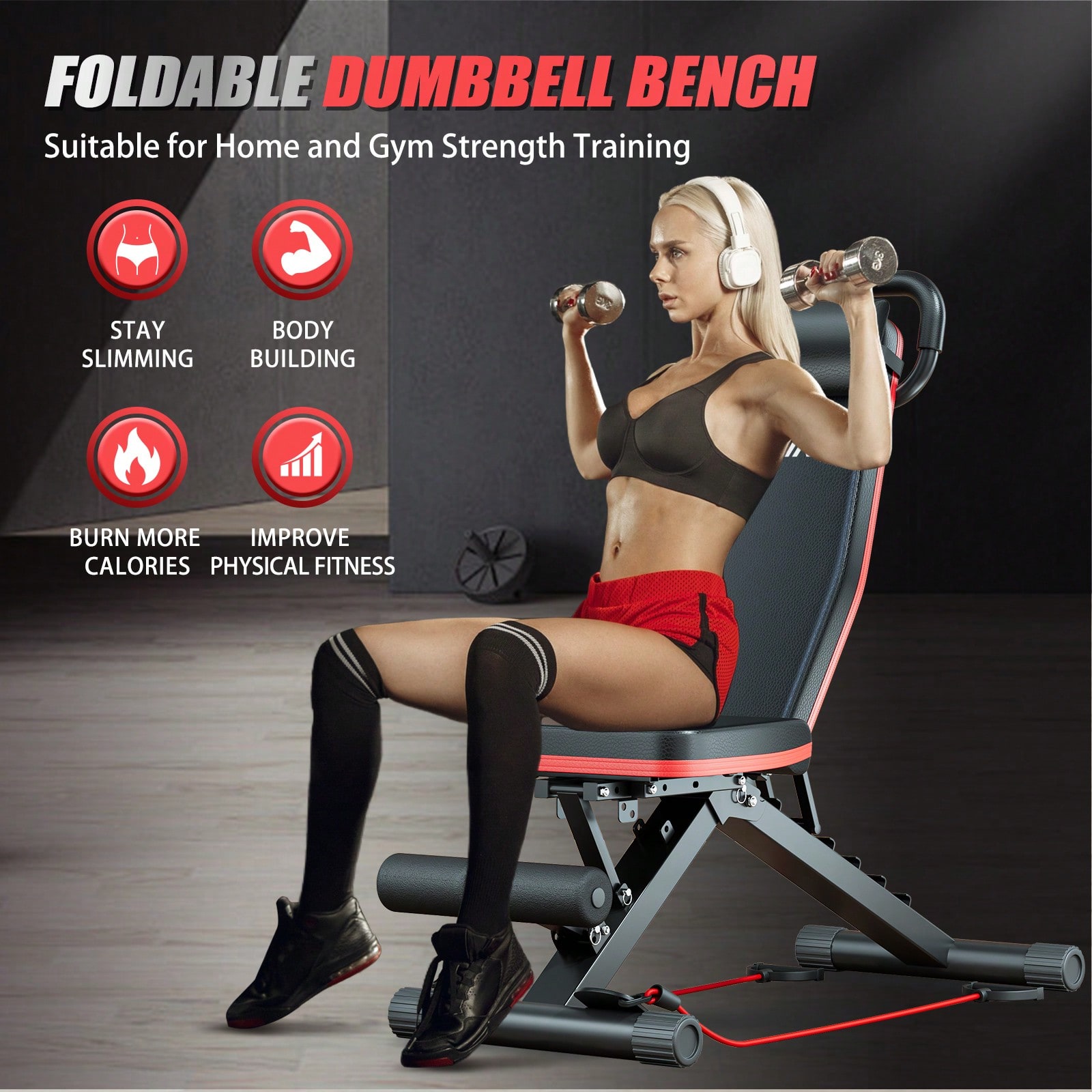 Standard Weight Bench, Bench P - Home Gym With Leg Press 评论和价格