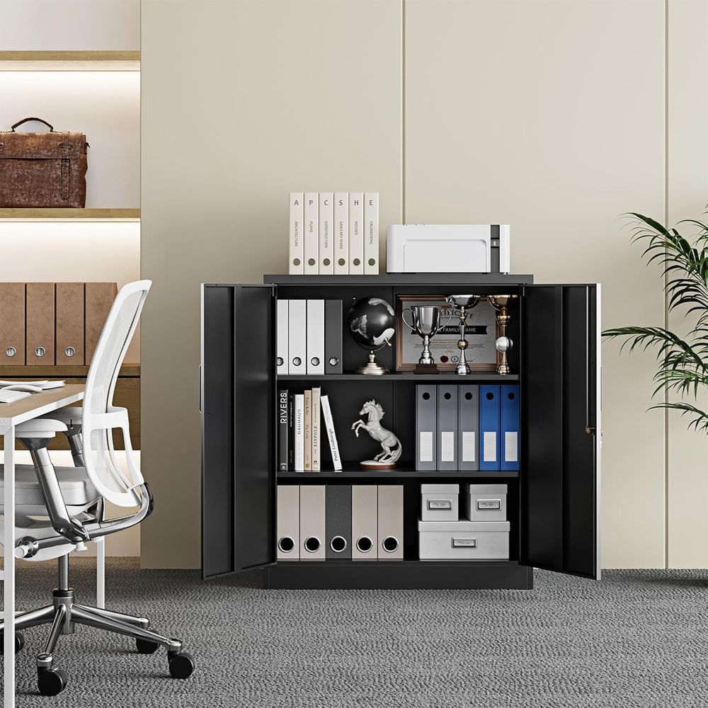 35.5 Lockable Steel Storage Ca - Home Gym In Garage 评论和价格