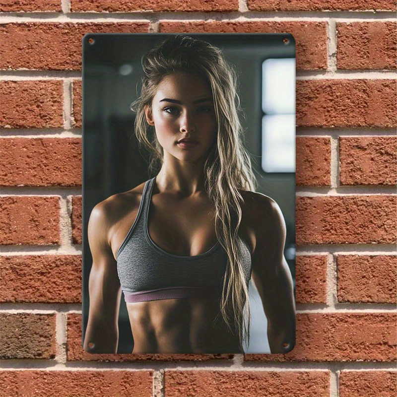 Iron Engraved Fitness Motivati - Home Gym Installation 评论和价格