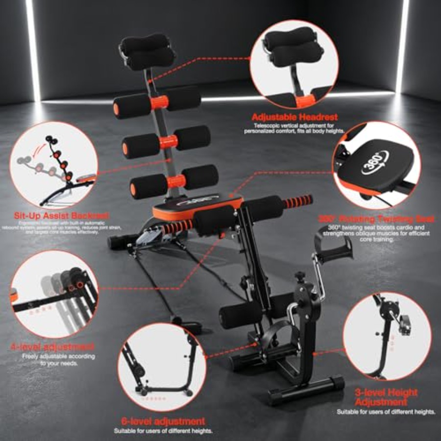Abdominal Workout Bench Adjust - Home Gym Designs 评论和价格