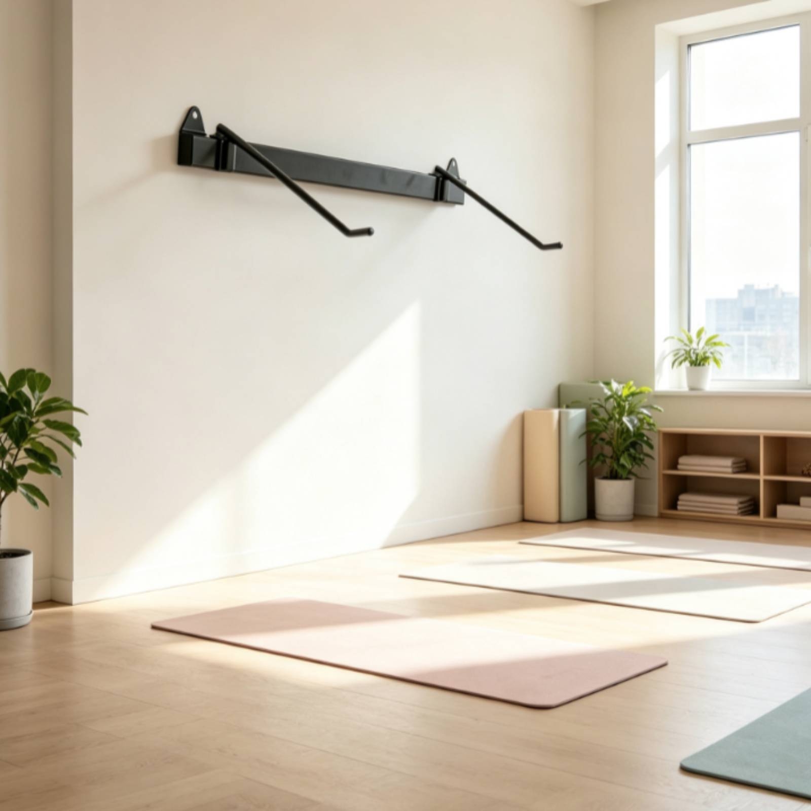 Exercise Mat Storage Rack Meta - Home Gym Installation 评论和价格