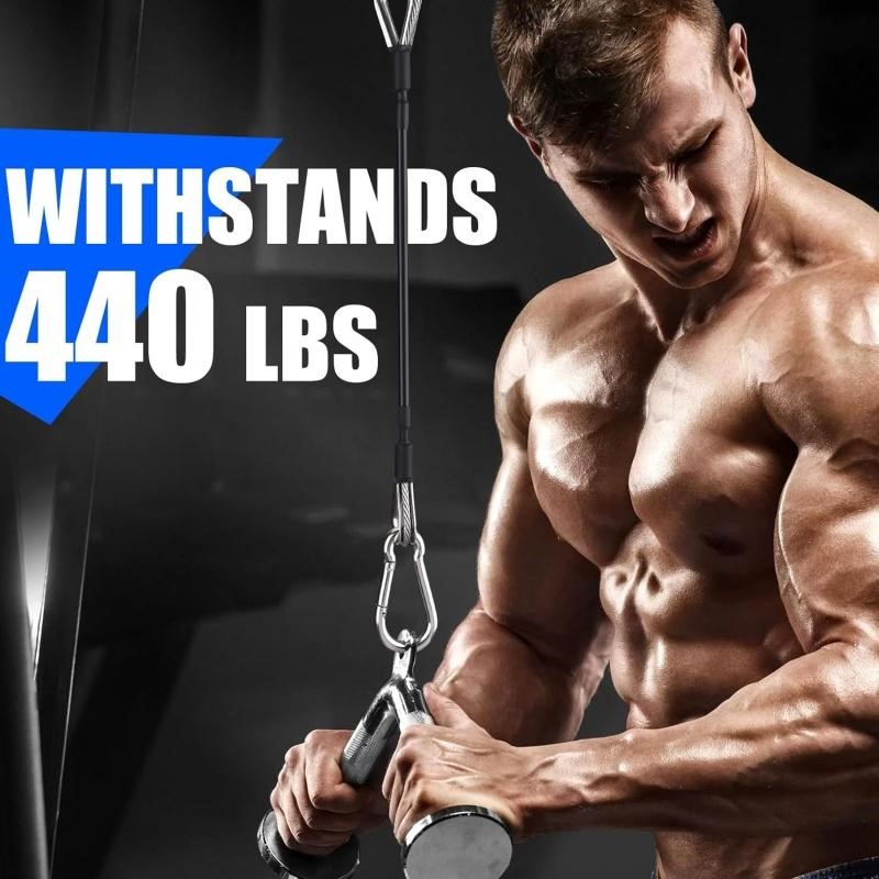 1/2Pcs 25cm Gym Cable Extensio - Home Gym Lat Pulldown 评论和价格