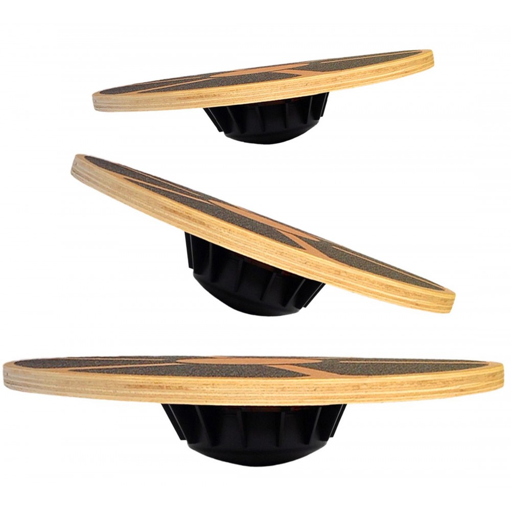Non-Slip Wooden Wobble Balance - Wobble Board Balance 评论和价格