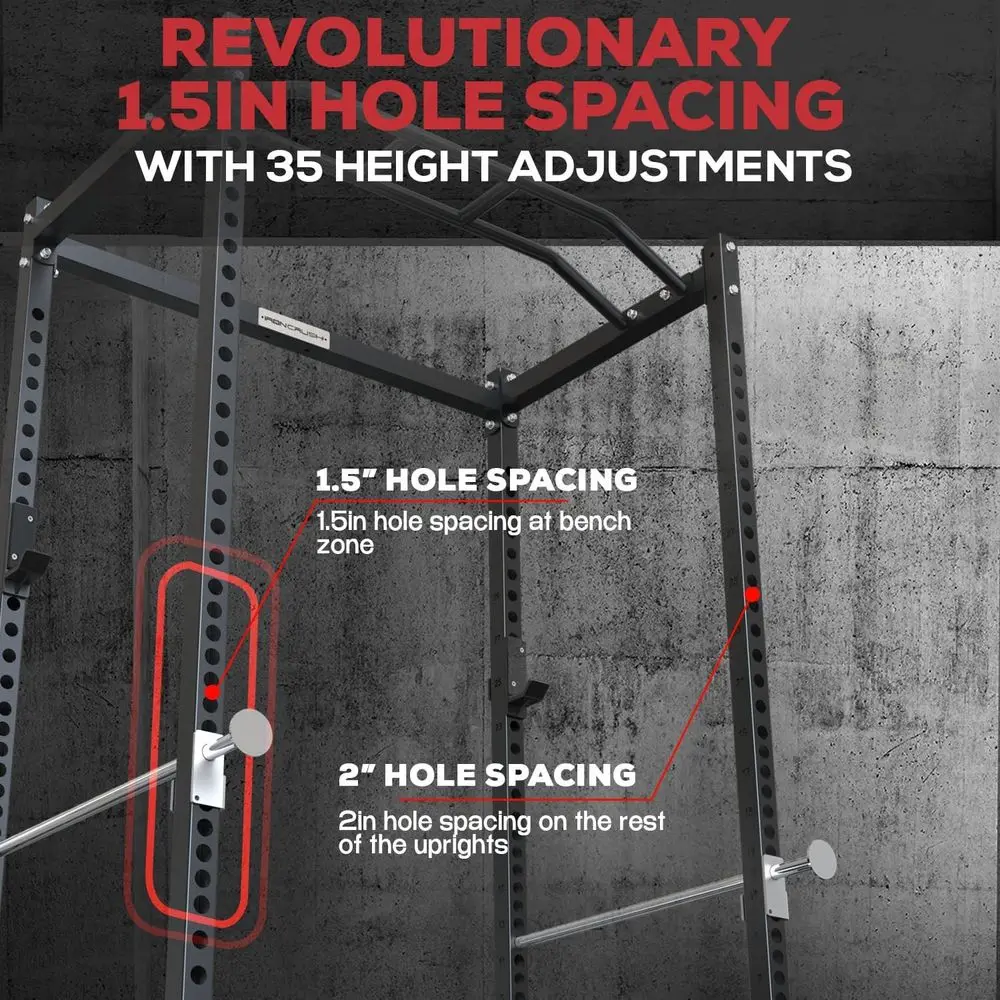 Multi-Function Squat Rack with - Home Gym Lat Pulldown 评论和价格